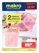 Makro �erstv� potraviny od 24.4.2013, strana 1 