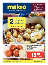 Makro �erstv� potraviny od 14.8.2013, strana 1 
